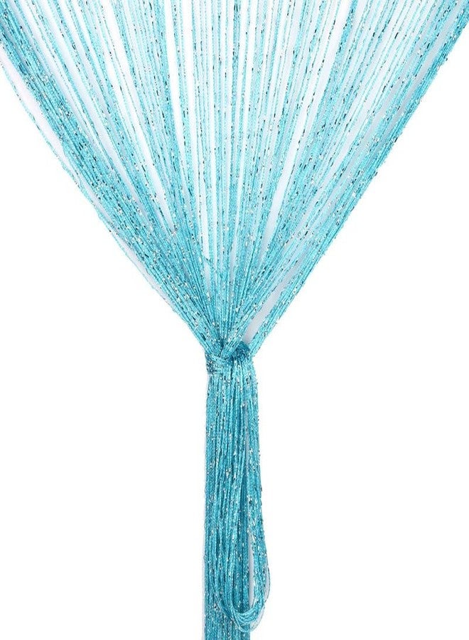 Selibration |100x200 cm Blue Color with Sparkle String Curtains Hanging (1 Piece) for Room Dividers & Party Decorations,Home Decoration,Event Theme - Image 1